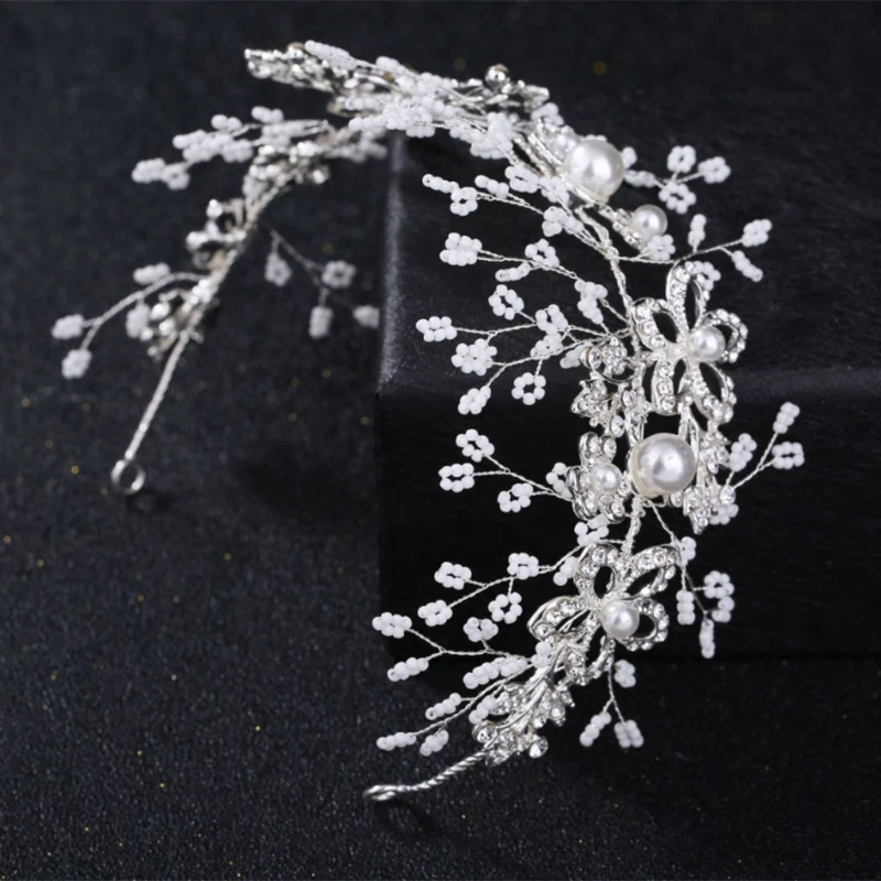 Luxury Pearl Headwear Floral Hair Band Bride Headband Wedding Headpieces Tiara hair jewelry
Luxury Pearl Headwear Floral Hair Band Bride Headband Wedding Headpieces Tiara hair jewelry