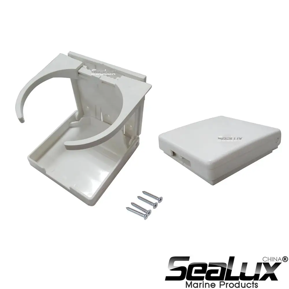 Sealux Plastic White Adjustable Drink Folding Cup for Marine Yacht, boat and car RV
Sealux Plastic White Adjustable Drink Folding Cup for Marine Yacht, boat and car RV