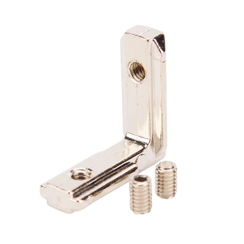 T Slot L-Shape Interior Inside Corner Connector Joint Bracket with Screws 2020 Series Slot 6mm for Aluminum Extrusion Profile
T Slot L-Shape Interior Inside Corner Connector Joint Bracket with Screws 2020 Series Slot 6mm for Aluminum Extrusion Profile