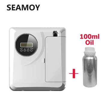 Seamoy Aroma Fragrance Machine With 100ml Oil 4W 220V 150ml Timer Function Scent Unit Essential Aroma Diffuser for Hotel Office
Seamoy Aroma Fragrance Machine With 100ml Oil 4W 220V 150ml Timer Function Scent Unit Essential Aroma Diffuser for Hotel Office