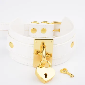 Handmade Wide Choker Necklace for Women Men Girls Padlock Choker Vegan Leather Gold Heart Lock Necklace
Handmade Wide Choker Necklace for Women Men Girls Padlock Choker Vegan Leather Gold Heart Lock Necklace