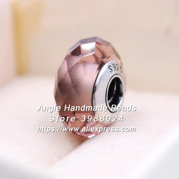 Fashion Jewelry 2pcs S925 Sterling Silver Core Blush Pink Crystal Faceted Murano Glass Charm Fit European Charms Bracelet ZS317
Fashion Jewelry 2pcs S925 Sterling Silver Core Blush Pink Crystal Faceted Murano Glass Charm Fit European Charms Bracelet ZS317