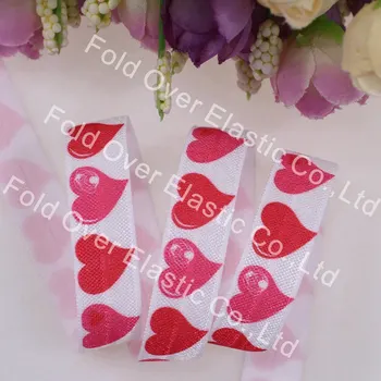 100 YARDS cute hearts printed fold over elastic for Valentine's hair tie, 5/8 inch foe elastic
100 YARDS cute hearts printed fold over elastic for Valentine's hair tie, 5/8 inch foe elastic