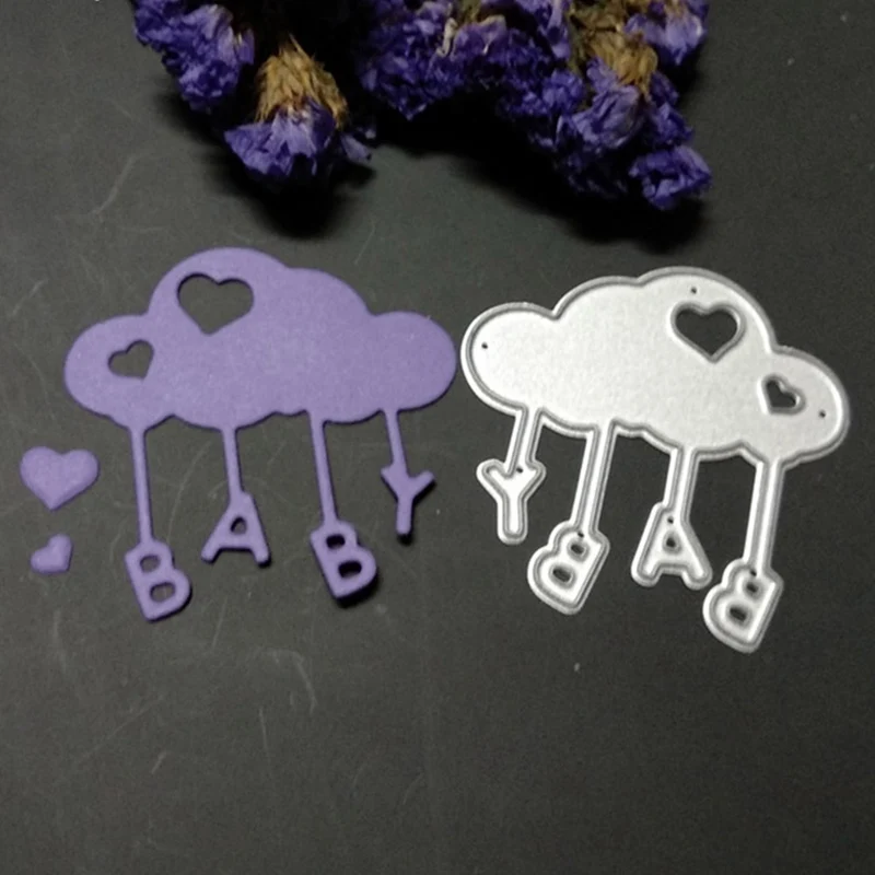 Baby Cloud Heart Background Metal Cutting Dies Scrapbooking Die Cut Stamps Stencils Card Making Template DIY
Baby Cloud Heart Background Metal Cutting Dies Scrapbooking Die Cut Stamps Stencils Card Making Template DIY
