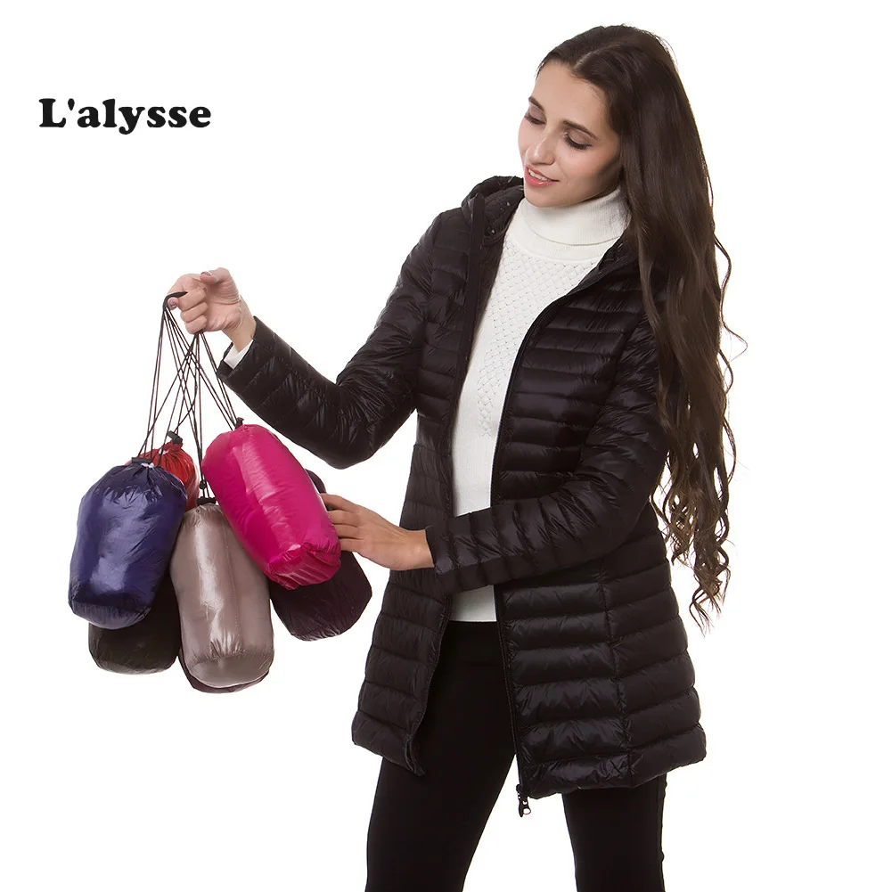 Lalysse 2019 Winter Women Ultra Light Down Jacket Duck Down Hooded Jackets Long Sleeve Warm Coat Parka Female Portable Outwear
Lalysse 2019 Winter Women Ultra Light Down Jacket Duck Down Hooded Jackets Long Sleeve Warm Coat Parka Female Portable Outwear