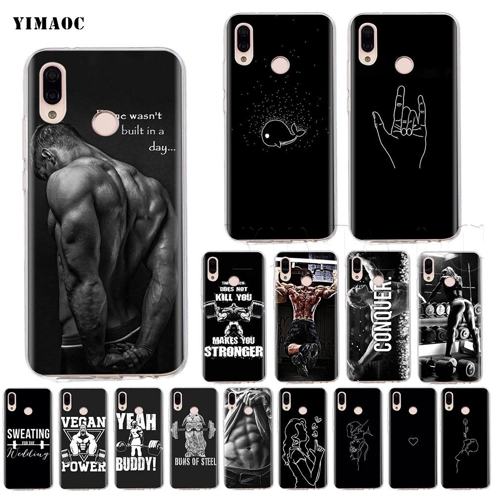 YIMAOC Bodybuilding Gym Fitness Silicone Case for Huawei Honor Y7 Y9 8C P smart prime 2018 2019
YIMAOC Bodybuilding Gym Fitness Silicone Case for Huawei Honor Y7 Y9 8C P smart prime 2018 2019