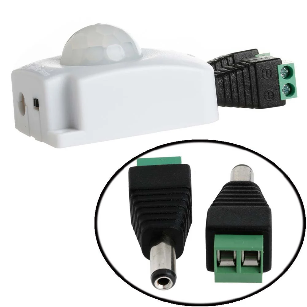 DC 5-30V Automatic PIR Infrared Motion Sensor Detector Switch Mini Adjustable 12V 24V 8A For LED Strip Light Corridors Bathroom
DC 5-30V Automatic PIR Infrared Motion Sensor Detector Switch Mini Adjustable 12V 24V 8A For LED Strip Light Corridors Bathroom