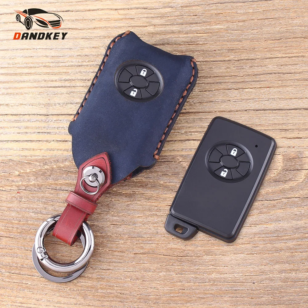 DANDKEY New 2 Buttons Genuine Leather Protector Car Keychain Key Cover Case For TOYOTA RAV4 Vitz Ractis
DANDKEY New 2 Buttons Genuine Leather Protector Car Keychain Key Cover Case For TOYOTA RAV4 Vitz Ractis