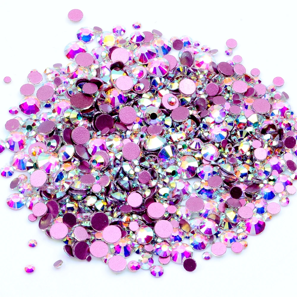 SS3-SS20 1440pcs Crystal and Crystal AB Non Hotfix Red Bottom Flatback Rhinestone Glass Strass Beads For Nail Art Wedding Fabric
SS3-SS20 1440pcs Crystal and Crystal AB Non Hotfix Red Bottom Flatback Rhinestone Glass Strass Beads For Nail Art Wedding Fabric
