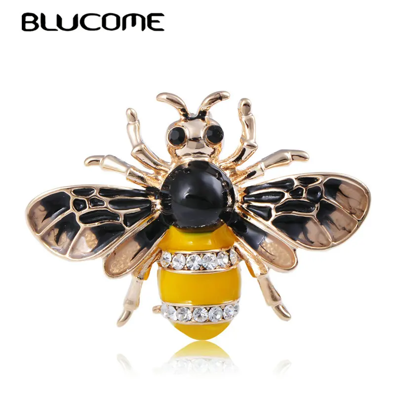 Blucome Vivid Insect Bee Brooch Crystal Enamel Jewelry Women Men Girl Shirt Suit Collar Hat Coat Shawl Clip Pin Accessories Gift
Blucome Vivid Insect Bee Brooch Crystal Enamel Jewelry Women Men Girl Shirt Suit Collar Hat Coat Shawl Clip Pin Accessories Gift