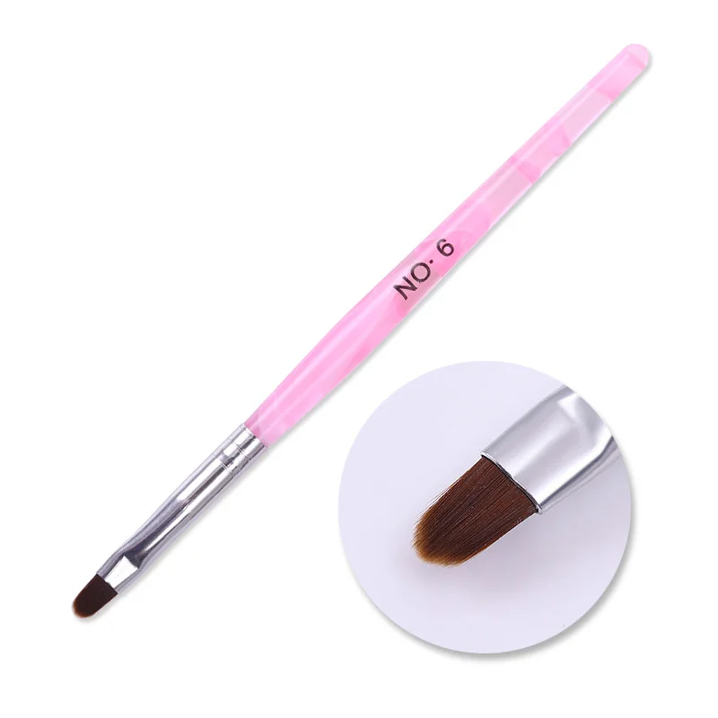 1Pc NO.6 Pink UV Gel Drawing Brush Painting Pen Round Head with Cap Manicure Nail Art Tool
1Pc NO.6 Pink UV Gel Drawing Brush Painting Pen Round Head with Cap Manicure Nail Art Tool