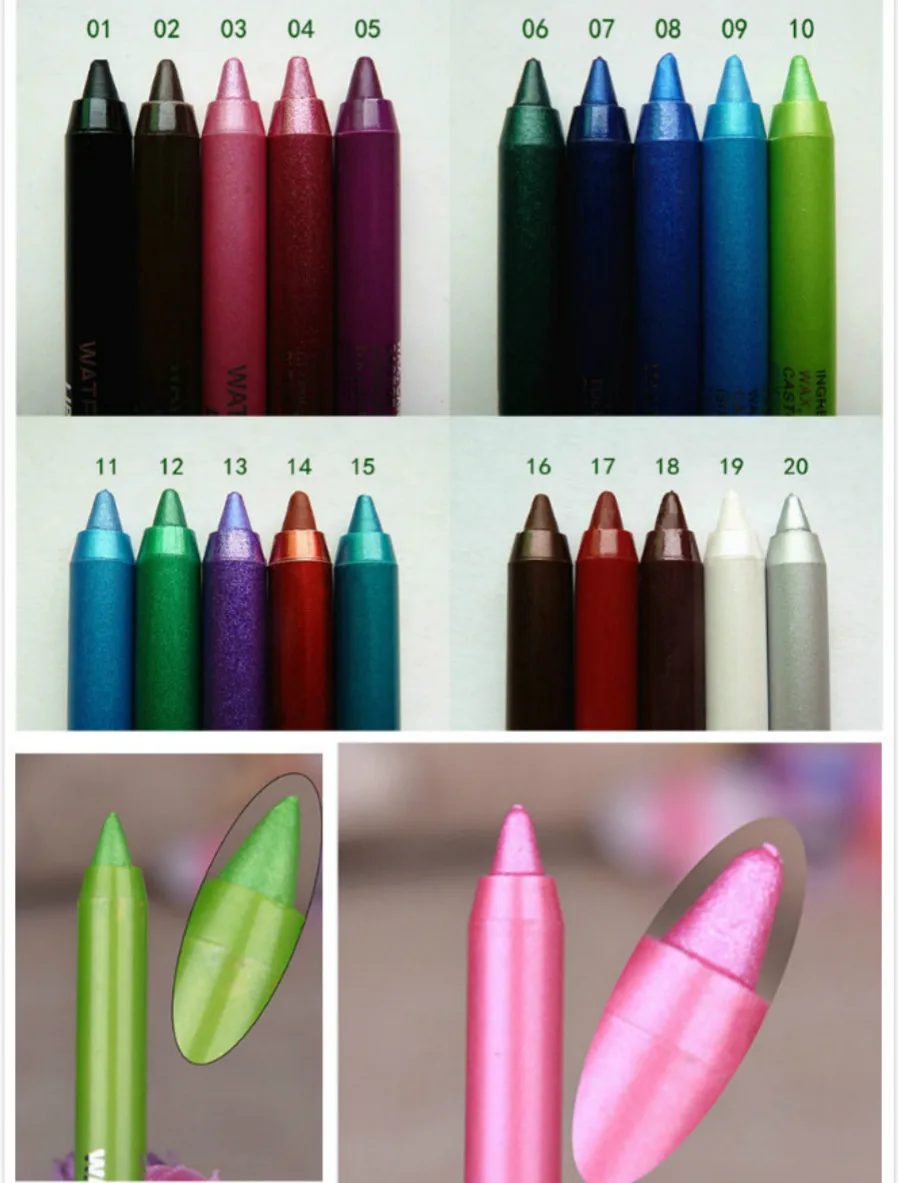 1Pcs Fashion Women Long-lasting Eye Liner Pencil Pigment White Color Waterproof Eyeliner Pen Eye Cosmetics Makeup Tools Lip123
1Pcs Fashion Women Long-lasting Eye Liner Pencil Pigment White Color Waterproof Eyeliner Pen Eye Cosmetics Makeup Tools Lip123