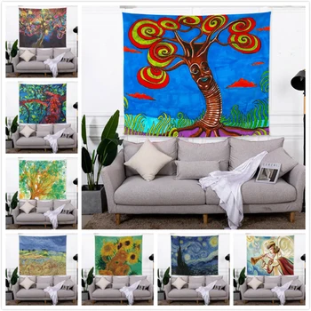Wall Tapestry Geometric Tree Sunflower Pattern Tapestry abstract painting Livingroom Decor Art Wall Hanging Gobelin
Wall Tapestry Geometric Tree Sunflower Pattern Tapestry abstract painting Livingroom Decor Art Wall Hanging Gobelin