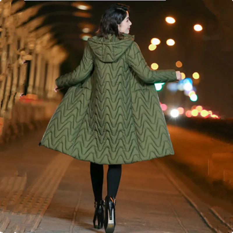 Women Cotton Down Jackets Winter Parkas 2018 Female Polyline Wave Hooded Warm Long Cotton-padded Jackets M L XL XXL 3XL
Women Cotton Down Jackets Winter Parkas 2018 Female Polyline Wave Hooded Warm Long Cotton-padded Jackets M L XL XXL 3XL