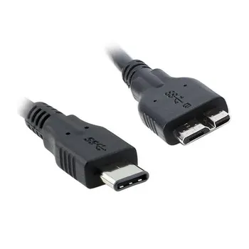 USB-C USB 3.1 Type C Male Connector to Micro USB 10pin Male Data Cable for Apple Macbook & Laptop Black
USB-C USB 3.1 Type C Male Connector to Micro USB 10pin Male Data Cable for Apple Macbook & Laptop Black