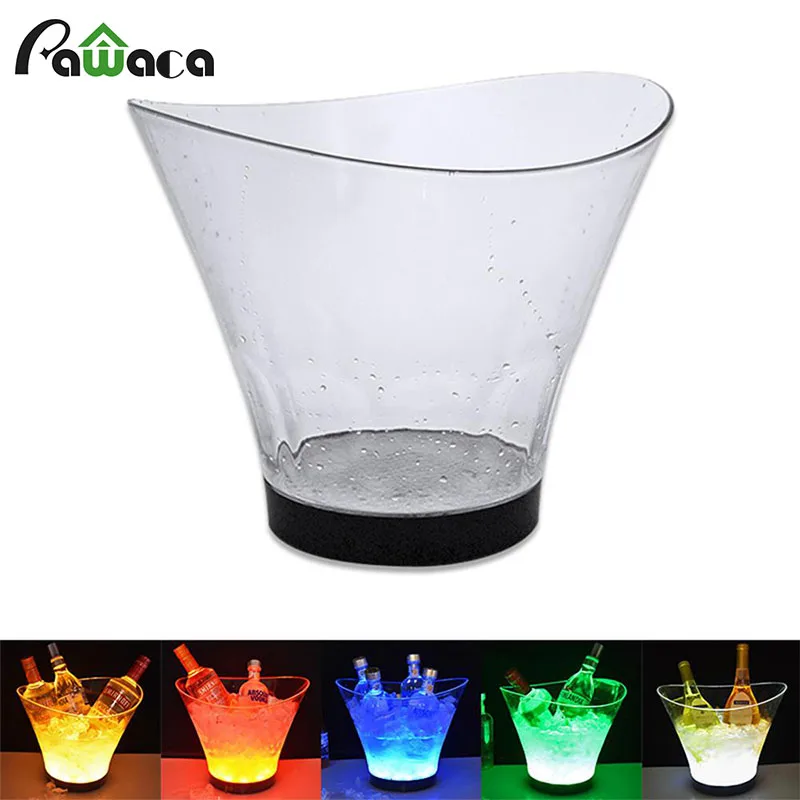 6L Waterproof Plastic LED Ice Bucket Large Cooler Bucket LED Light Up Champagne Beer Bucket Bars Night Party
6L Waterproof Plastic LED Ice Bucket Large Cooler Bucket LED Light Up Champagne Beer Bucket Bars Night Party