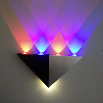 110V/220V Modern triangle led wall light 5W living room backdrop bedroom bedside lamp aisle corridor KTV colored lights
110V/220V Modern triangle led wall light 5W living room backdrop bedroom bedside lamp aisle corridor KTV colored lights