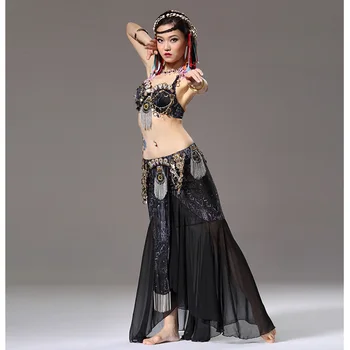 Fashion Indian costume girl High-end Belly Dance Suit Sexy New Bellydance Costumes women Performance Clothing Belly Queen
Fashion Indian costume girl High-end Belly Dance Suit Sexy New Bellydance Costumes women Performance Clothing Belly Queen