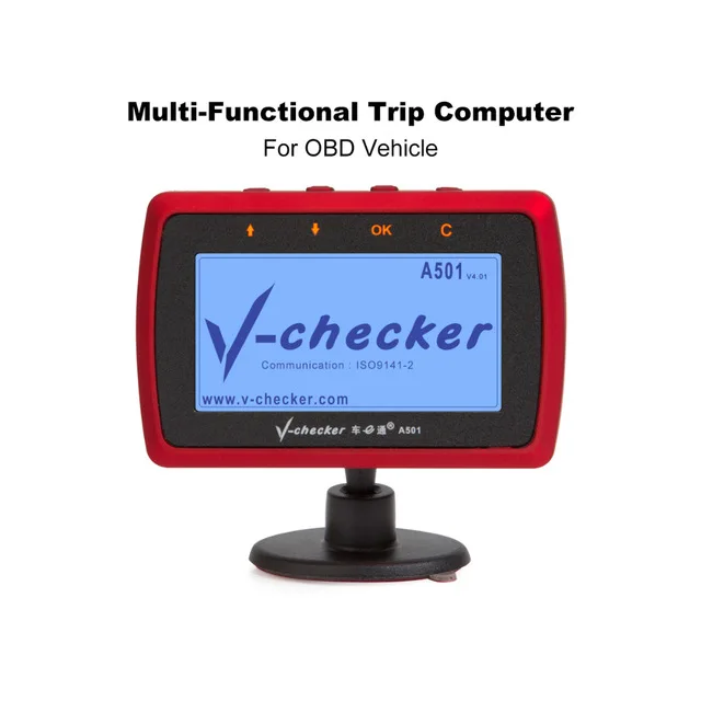 V-checker A501 Trip Computer OBD II Scanner Car Engine Fault Code Reader CAN Diagnostic Scan Tool
V-checker A501 Trip Computer OBD II Scanner Car Engine Fault Code Reader CAN Diagnostic Scan Tool