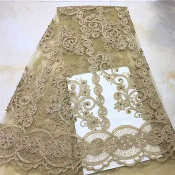 2019 New arrival Embroidery Tulle Fabric High Quality French Nigerian Lace With Stones Golden African Tulle Lace Material XXR05
2019 New arrival Embroidery Tulle Fabric High Quality French Nigerian Lace With Stones Golden African Tulle Lace Material XXR05