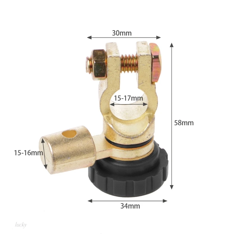 OOTDTY Hot New 1 Pc Auto Electricity Battery Terminal Link Switch Quick Cut-off Disconnect For Car Truck Part L Shape
OOTDTY Hot New 1 Pc Auto Electricity Battery Terminal Link Switch Quick Cut-off Disconnect For Car Truck Part L Shape