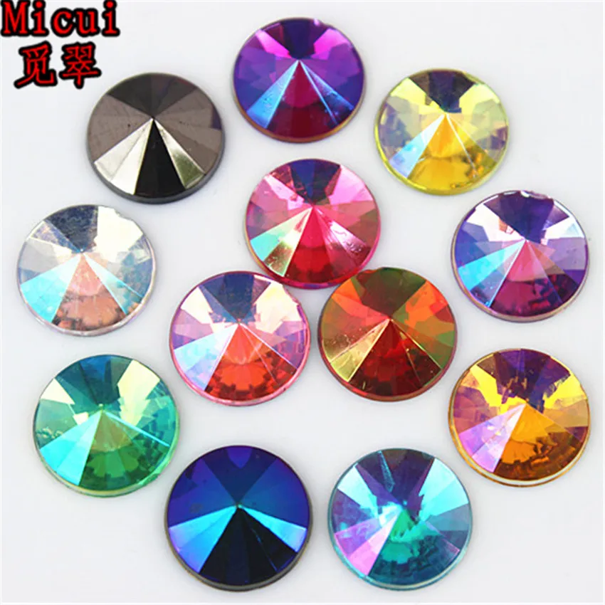 Micui 100Pcs 10mm Round Shape Acrylic Rhinestones Glue On Flatback Pointed Stones Strass For DIY Crafts Jewelry Making MC58
Micui 100Pcs 10mm Round Shape Acrylic Rhinestones Glue On Flatback Pointed Stones Strass For DIY Crafts Jewelry Making MC58