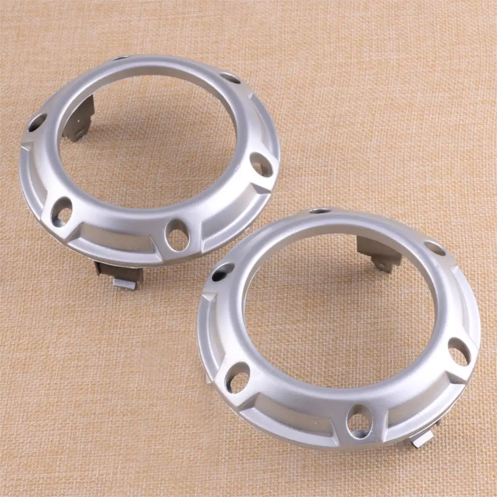 CITALL 2pcs Front Fog Light Lamp Silver Cover Frame Accessories 6400A739 Fit for Mitsubishi Outlander 2007 2008 2009 Left&Right
CITALL 2pcs Front Fog Light Lamp Silver Cover Frame Accessories 6400A739 Fit for Mitsubishi Outlander 2007 2008 2009 Left&Right