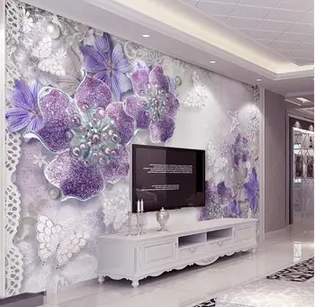 Custom Mural Wallpaper For Bedroom Walls 3D Purple European Flower Background Wall Papers Home Decor Living Room Wall Paper
Custom Mural Wallpaper For Bedroom Walls 3D Purple European Flower Background Wall Papers Home Decor Living Room Wall Paper