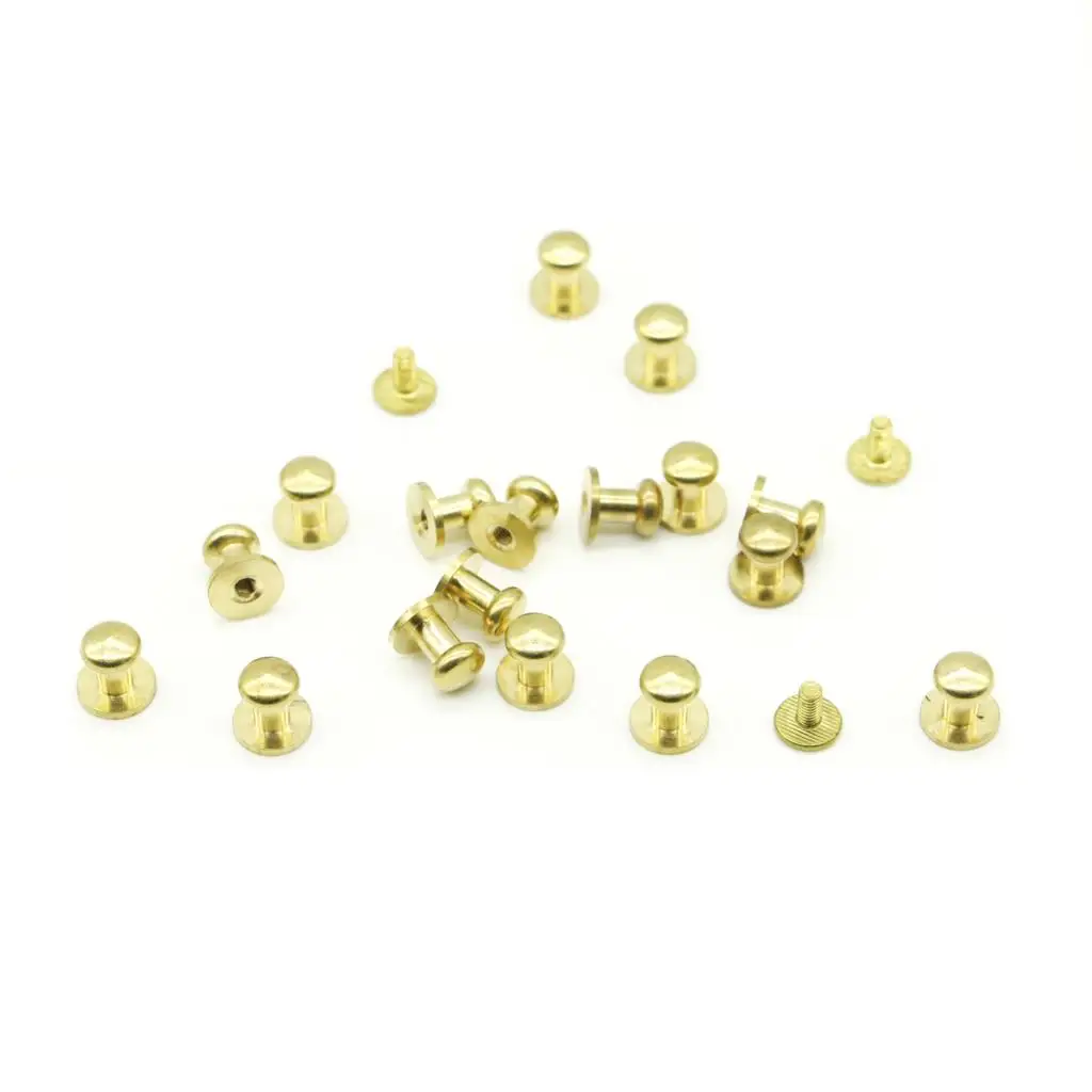 New 20sets/pack 8mm (Diameter), 8mm (Height) glod copper rivet brass wallet craft solid screw nail rivet decorative rivets B-38
New 20sets/pack 8mm (Diameter), 8mm (Height) glod copper rivet brass wallet craft solid screw nail rivet decorative rivets B-38
