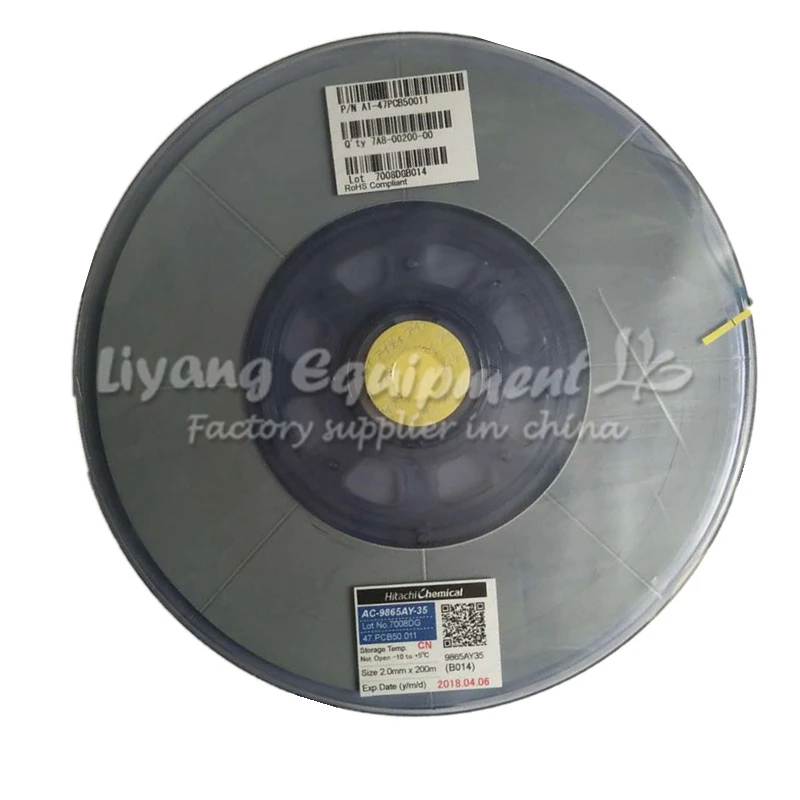 latest Date Repair PCB TAPE ACF AC-9865AY-35 50m 200m for pulse hot press flex cable machine use
latest Date Repair PCB TAPE ACF AC-9865AY-35 50m 200m for pulse hot press flex cable machine use