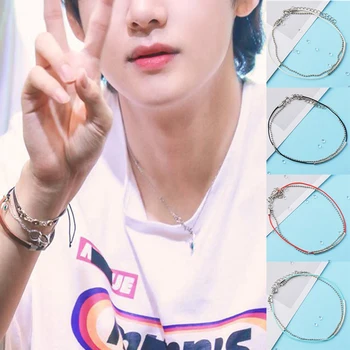 Women Bracelets Friendship Bead Chain Kpop BangTan Boys Jewelry Fashion Bijoux Femme Simple Rope Wrist Bracelets
Women Bracelets Friendship Bead Chain Kpop BangTan Boys Jewelry Fashion Bijoux Femme Simple Rope Wrist Bracelets