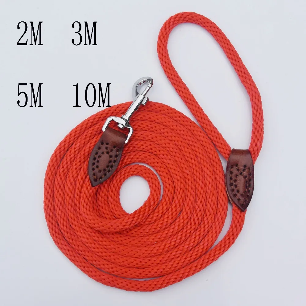 High quality Handmade Leather Nylon dog leash 2M 3M 5M 10M black Red color Suit Small Medium dogs pet puppy training lead rope
High quality Handmade Leather Nylon dog leash 2M 3M 5M 10M black Red color Suit Small Medium dogs pet puppy training lead rope