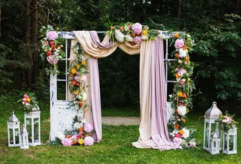 Flowers Gauze Door Outside Wedding Photography Backdrop Photo Background Quality Vinyl
Flowers Gauze Door Outside Wedding Photography Backdrop Photo Background Quality Vinyl