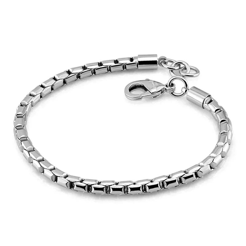 New fashion punk style sterling silver bracelet. 100% solid 925 silver 4mm20cm smooth bracelet for men/boys. Hip hop accessories
New fashion punk style sterling silver bracelet. 100% solid 925 silver 4mm20cm smooth bracelet for men/boys. Hip hop accessories