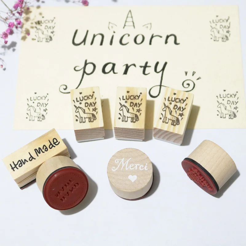 1pc DIY Wood Rubber Stamp Round Hand Made Merci Happy Birthday 3 Patterns Gift Wood Stamp for Party Decor
1pc DIY Wood Rubber Stamp Round Hand Made Merci Happy Birthday 3 Patterns Gift Wood Stamp for Party Decor