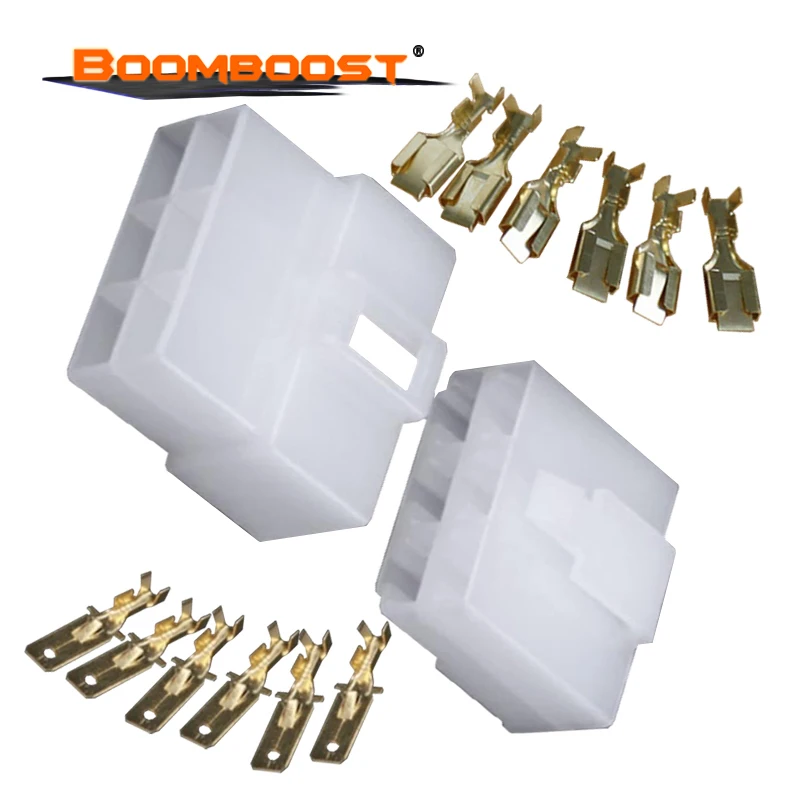 50 set For Motorcycle Ebike Car Automotive 6.3 Electrical Wire Connector Terminal Plug Kits Male Female Cable 6.3mm 2/4/6 pin
50 set For Motorcycle Ebike Car Automotive 6.3 Electrical Wire Connector Terminal Plug Kits Male Female Cable 6.3mm 2/4/6 pin