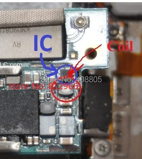 5sets/lot backlight light ic and coil part for iPod touch 4 4G 4th on motherboard Free ship
5sets/lot backlight light ic and coil part for iPod touch 4 4G 4th on motherboard Free ship