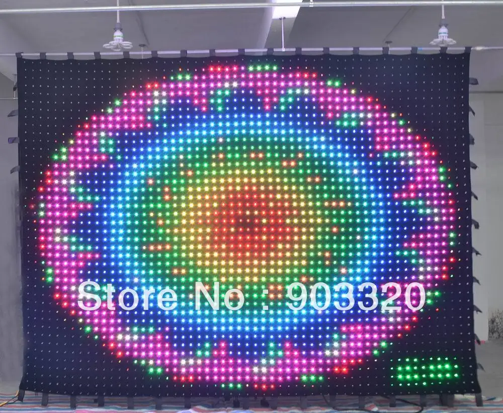 Cheap Price For RGB 3in1 P10 2M*4M 22*40=800 leds LED Vision Curtain,LED Video Curtain For DJ Wedding Backdrops,Event,Nightclub
Cheap Price For RGB 3in1 P10 2M*4M 22*40=800 leds LED Vision Curtain,LED Video Curtain For DJ Wedding Backdrops,Event,Nightclub