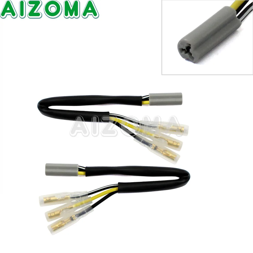 Front 2x Turn Signals Wire Plug Adapters Indicator Leads For SUZUKI GSX-R 600 750 1000 GSF 600 1200 1200S Bandit DRZ400S 96-05
Front 2x Turn Signals Wire Plug Adapters Indicator Leads For SUZUKI GSX-R 600 750 1000 GSF 600 1200 1200S Bandit DRZ400S 96-05