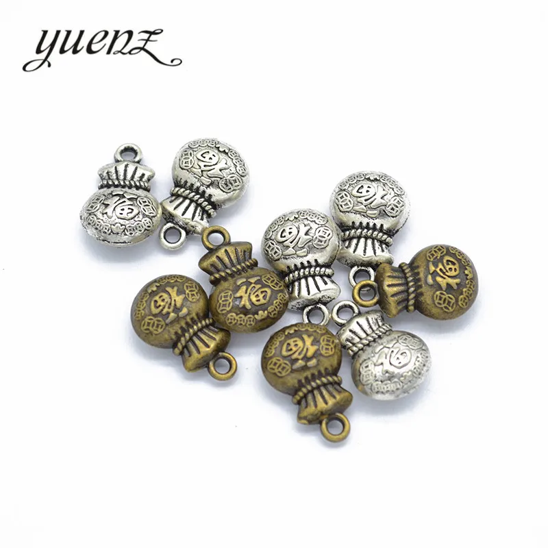 YuenZ 10 pcs Antique Silver color Chinese Lucky bag Charms Pendant Necklace Charm Jewelry Making 15*10*6mm J347
YuenZ 10 pcs Antique Silver color Chinese Lucky bag Charms Pendant Necklace Charm Jewelry Making 15*10*6mm J347