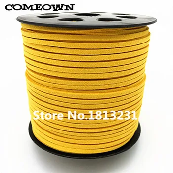 COMEOWN 100Yards 3x1.5mm Flat Faux Suede Korean Velvet Leather Cord String Rope Lace Beading Thread Jewelry Findings 32 Colors
COMEOWN 100Yards 3x1.5mm Flat Faux Suede Korean Velvet Leather Cord String Rope Lace Beading Thread Jewelry Findings 32 Colors