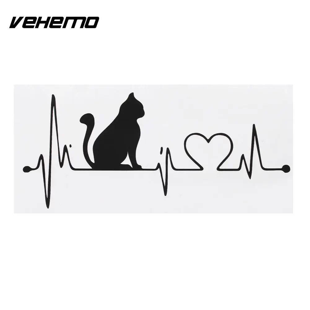 VEHEMO Cat Cartoon Electrocardiogram Art Sticker Wall Car Window Switch Decal Silhouette 19x9CM Personalize Car stying
VEHEMO Cat Cartoon Electrocardiogram Art Sticker Wall Car Window Switch Decal Silhouette 19x9CM Personalize Car stying