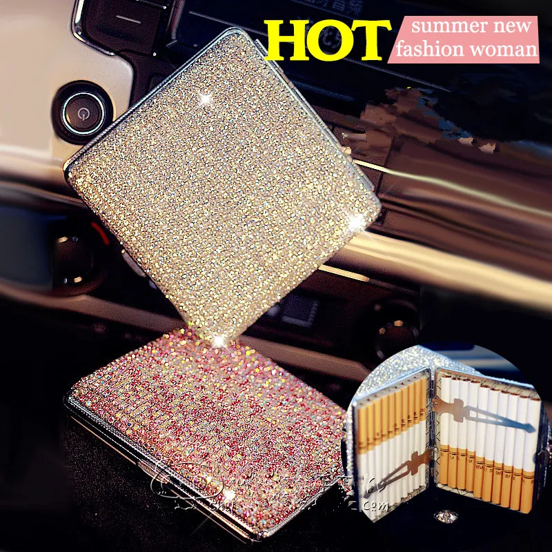Diamond leather personality aluminum shell cigarette cigarette case with luxury lady diamond drill men cigarette case 1 pcs
Diamond leather personality aluminum shell cigarette cigarette case with luxury lady diamond drill men cigarette case 1 pcs