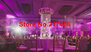 new Wedding Flower Vase Metal Flower Stand crysta Flower Column Elegant Wedding Table Centerpiece Wedding Flower Decoration Vase
new Wedding Flower Vase Metal Flower Stand crysta Flower Column Elegant Wedding Table Centerpiece Wedding Flower Decoration Vase