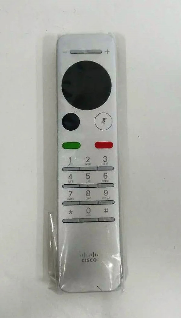 Новый оригинальный пульт дистанционного управления для ciscoo CTS-RMT-TRC6 SX10 SX20 видеоконференции
Новый оригинальный пульт дистанционного управления для ciscoo CTS-RMT-TRC6 SX10 SX20 видеоконференции