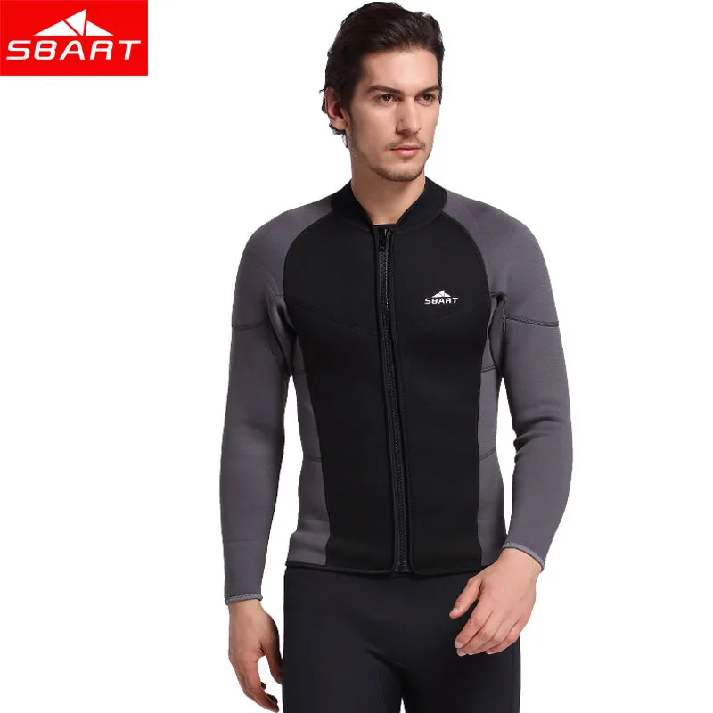 SBART Men 3MM Neoprene Rash Guards Jacket Long Sleeve UV Protection Swim Jumpsuit Shirt Windsurfing Smoothskin Jackets Wetsuits
SBART Men 3MM Neoprene Rash Guards Jacket Long Sleeve UV Protection Swim Jumpsuit Shirt Windsurfing Smoothskin Jackets Wetsuits