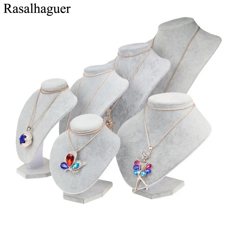 Hot Selling Mannequin Jewelry Stand Gray Ice Velvet Pendants Necklaces Display Model Bust Show Exhibitor 6 Sizes Options
Hot Selling Mannequin Jewelry Stand Gray Ice Velvet Pendants Necklaces Display Model Bust Show Exhibitor 6 Sizes Options
