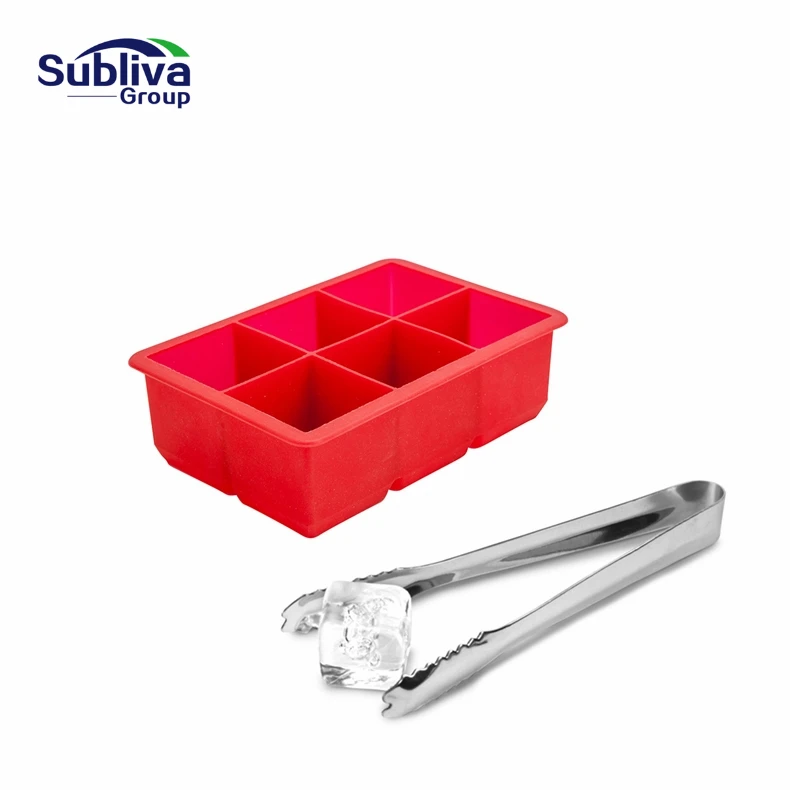DIY Creative Big Ice Cube Mold Square Shape Silicone Ice Tray Fruit Ice Cube Maker with Ice Tongs Bar Kitchen Accessories
DIY Creative Big Ice Cube Mold Square Shape Silicone Ice Tray Fruit Ice Cube Maker with Ice Tongs Bar Kitchen Accessories
