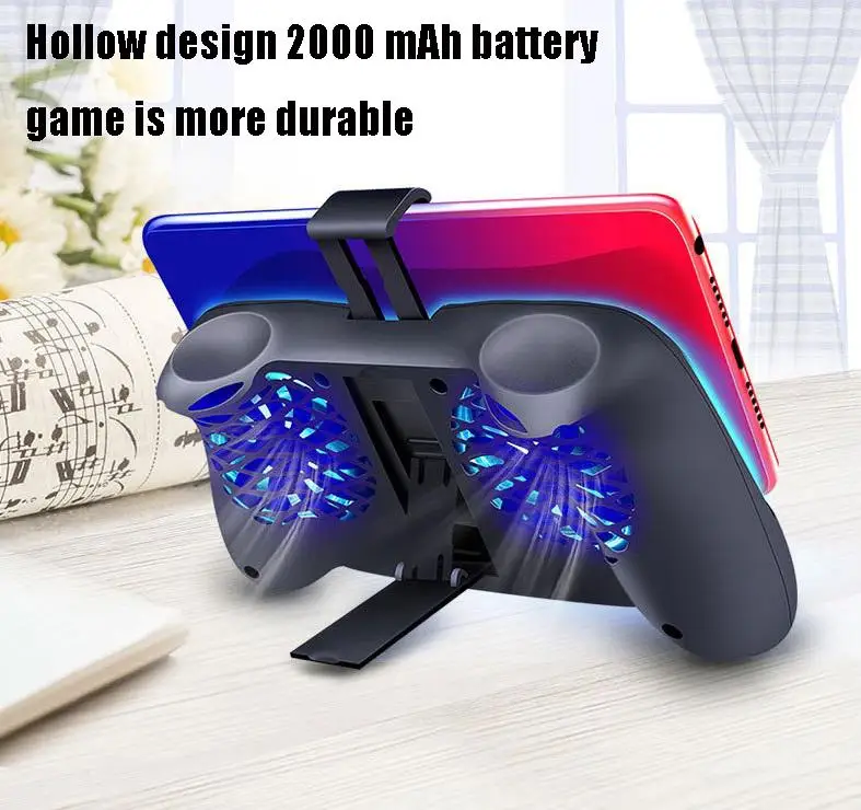 DSstyles Mobile Phone Radiator Multifunction Handle Radiator 2000 mAh Mobile Power Supply with Bracket
DSstyles Mobile Phone Radiator Multifunction Handle Radiator 2000 mAh Mobile Power Supply with Bracket