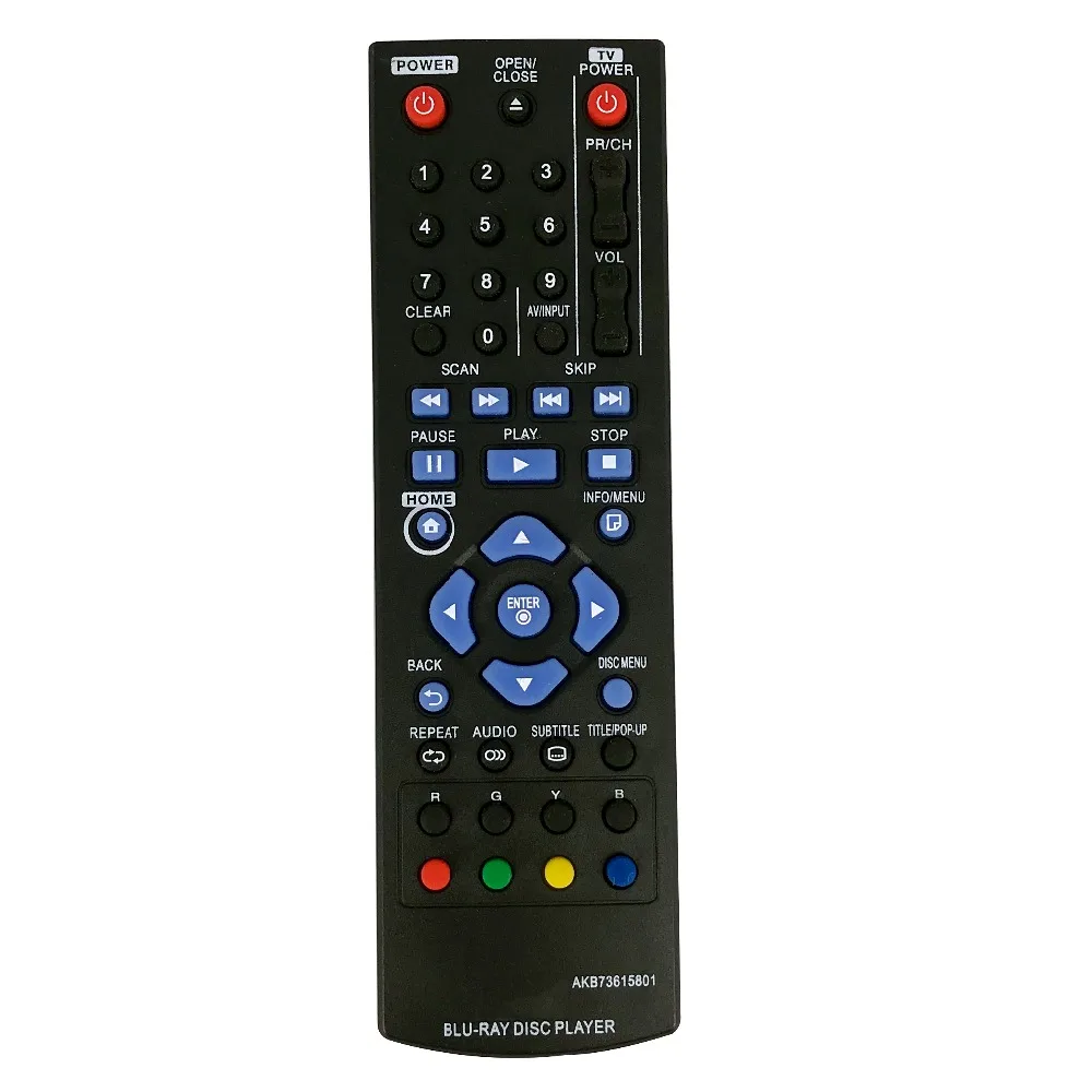 Remoto para LG disco blu-ray Player controle remoto AKB73615801 BP320 BP200 BP325W
Remoto para LG disco blu-ray Player controle remoto AKB73615801 BP320 BP200 BP325W